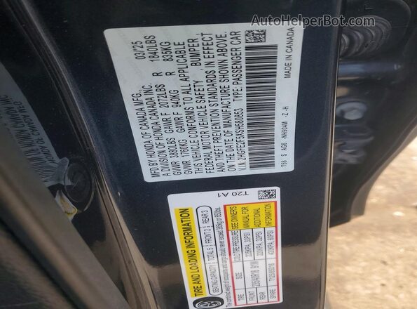 2HGFE2F5XSH580853 2025 HONDA CIVIC Gray ძრავის განყოფილების ხედი