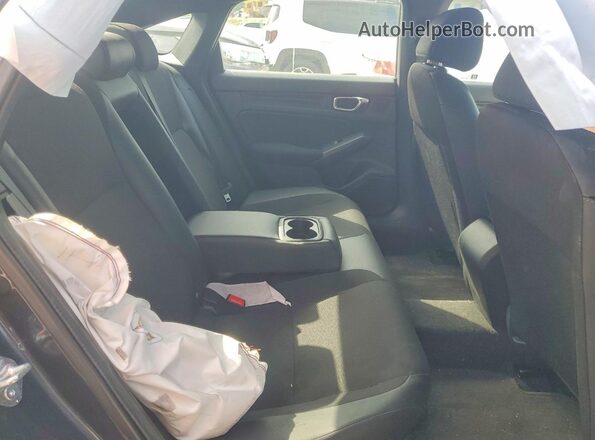 2HGFE2F5XSH580853 2025 HONDA CIVIC Gray უკანა სავარძლების ხედი