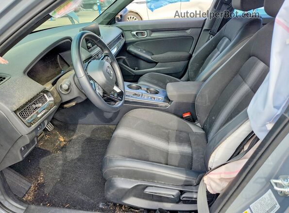 2HGFE2F5XSH606884 2025 HONDA CIVIC Gray Widok wnętrza z przodu