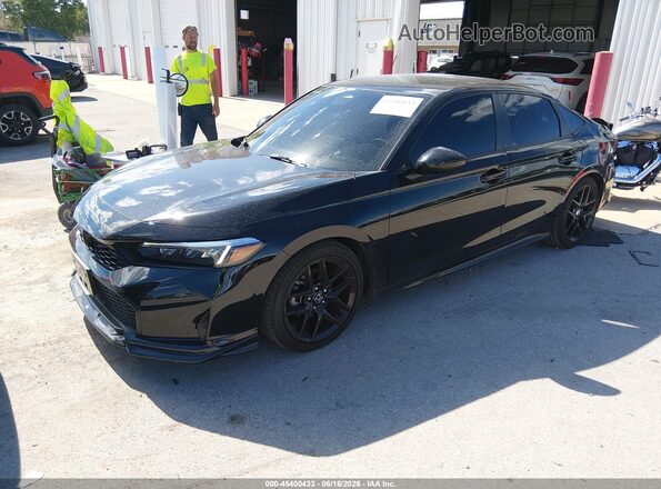 2HGFE2F5XTH507063 2026 HONDA CIVIC Black წინა მარცხენა ხედი სამი მეოთხედიდან