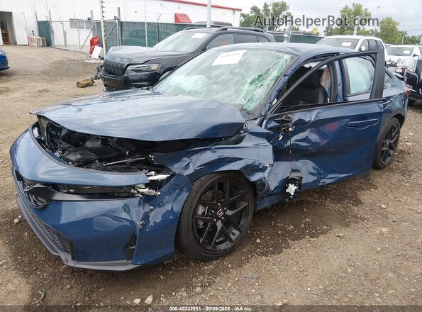 2HGFE2F5XTH507970 2026 HONDA CIVIC Blue Առջևի ձախ երեք քառորդ տեսարան