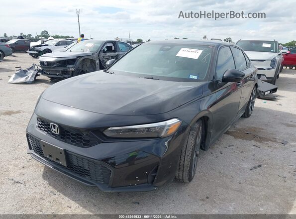 2HGFE4F80SH328518 2025 HONDA CIVIC Black Vista tres cuartos delantera izquierda