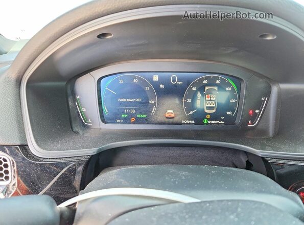 2HGFE4F80SH330561 2025 HONDA CIVIC Blue Вид щитка приладів
