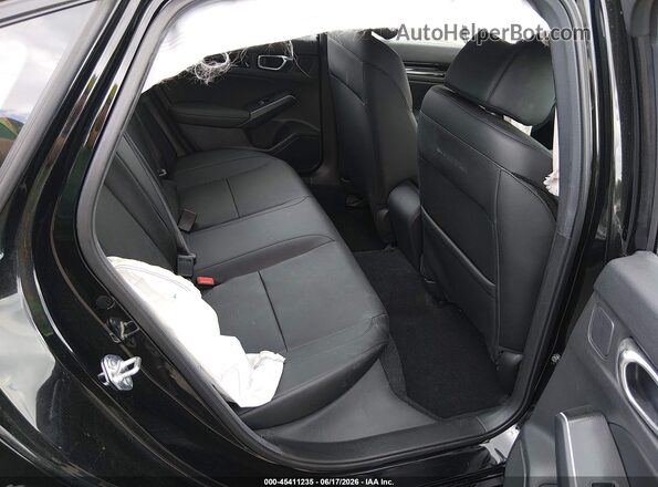 2HGFE4F80SH355721 2025 HONDA CIVIC Black Widok naklejki z numerem VIN