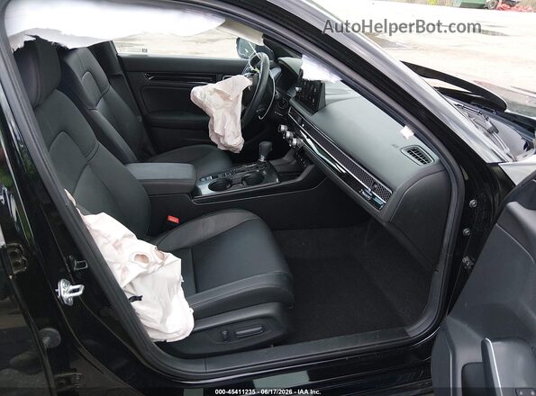 2HGFE4F80SH355721 2025 HONDA CIVIC Black Widok wnętrza z przodu