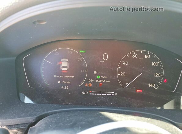 2HGFE4F80TH330304 2026 HONDA CIVIC Белый Вид щитка приборов