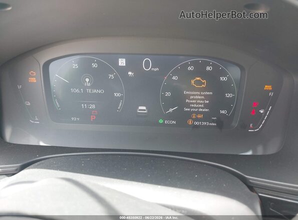 2HGFE4F80TH336720 2026 HONDA CIVIC Gray Հետևի նստատեղերի տեսք