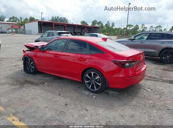 2HGFE4F81SH304969 2025 HONDA CIVIC Red Задня ліва чверть