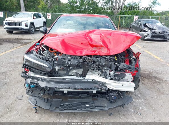 2HGFE4F81SH304969 2025 HONDA CIVIC Red Вид щитка приладів