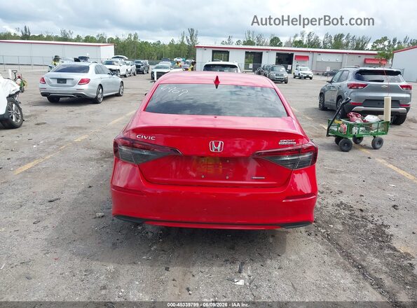 2HGFE4F81SH304969 2025 HONDA CIVIC Red 