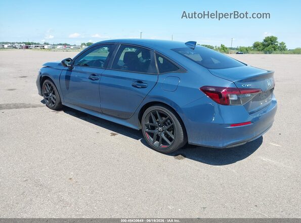 2HGFE4F81SH314112 2025 HONDA CIVIC Blue უკანა მარცხენა