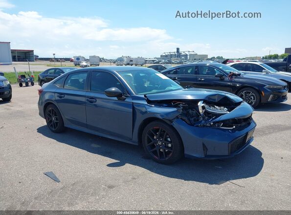 2HGFE4F81SH314112 2025 HONDA CIVIC Blue უკანა სალონის ხედი
