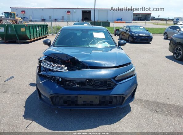 2HGFE4F81SH314112 2025 HONDA CIVIC Blue ხელსაწყოთა პანელის ხედი