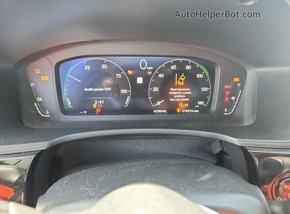 2HGFE4F81SH315342 2025 HONDA CIVIC Black Widok zestawu wskaźników