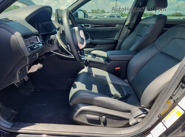 2HGFE4F81SH315342 2025 HONDA CIVIC Black Widok wnętrza z przodu