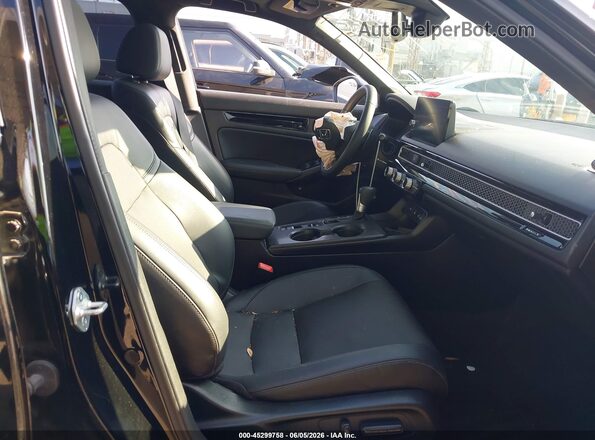 2HGFE4F81SH328575 2025 HONDA CIVIC Black Widok wnętrza z przodu