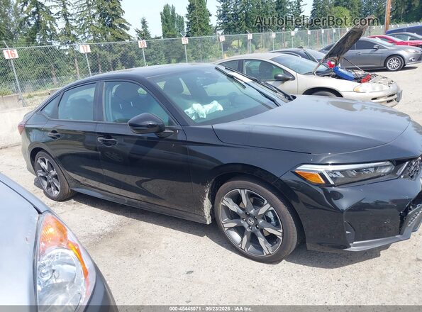 2HGFE4F81TH345359 2026 HONDA CIVIC HYBRID Black Սալոնի հետևի տեսք