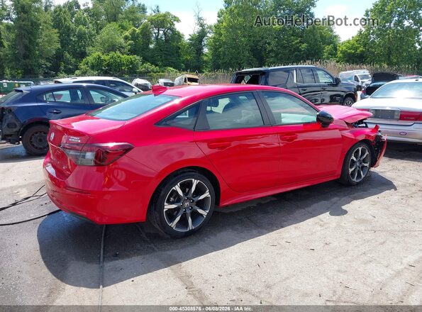 2HGFE4F82SH336345 2025 HONDA CIVIC HYBRID Red Հետևի աջ