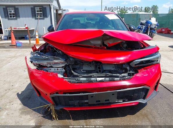 2HGFE4F82SH336345 2025 HONDA CIVIC HYBRID Red Դիմացի տեսք