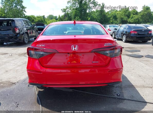 2HGFE4F82SH336345 2025 HONDA CIVIC HYBRID Red 