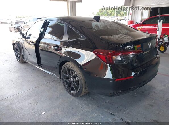 2HGFE4F82SH337897 2025 HONDA CIVIC Black Հետևի ձախ