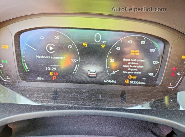 2HGFE4F82SH349838 2025 HONDA CIVIC White ხელსაწყოთა პანელის ხედი