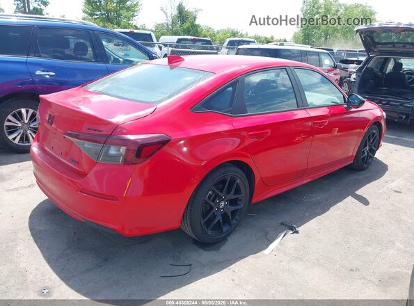 2HGFE4F82TH312905 2026 HONDA CIVIC Red Հետևի աջ