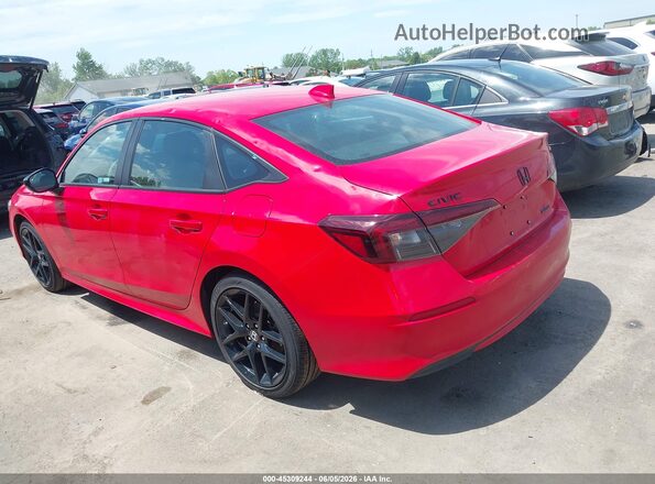 2HGFE4F82TH312905 2026 HONDA CIVIC Red Հետևի ձախ