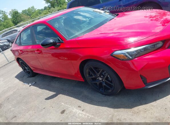 2HGFE4F82TH312905 2026 HONDA CIVIC Red Սալոնի հետևի տեսք