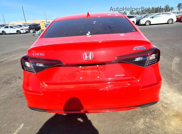 2HGFE4F83SH310319 2025 HONDA CIVIC Red Rear view