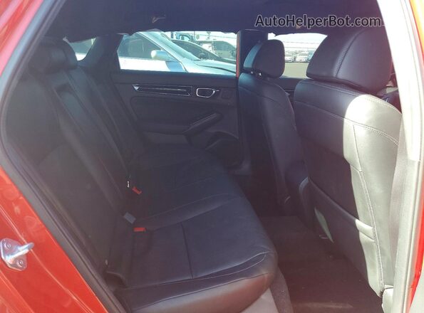 2HGFE4F83SH310319 2025 HONDA CIVIC Red Rear seats view