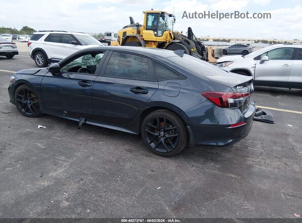 2HGFE4F83SH316346 2025 HONDA CIVIC Gray Trasero izquierdo