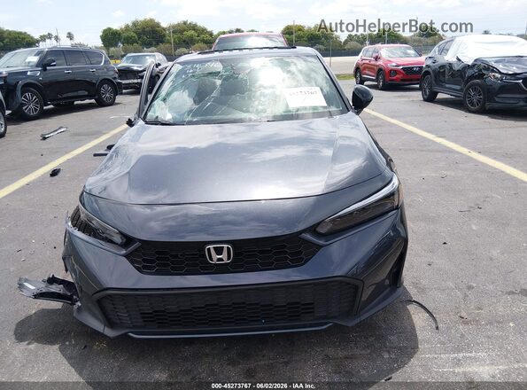 2HGFE4F83SH316346 2025 HONDA CIVIC Gray Vista interior trasera