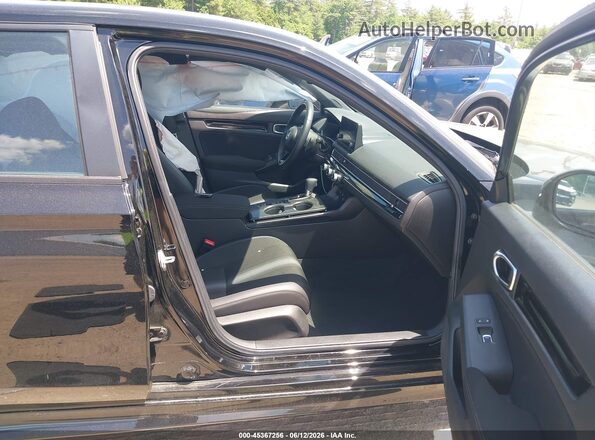 2HGFE4F83SH320736 2025 HONDA CIVIC Black Front interior view