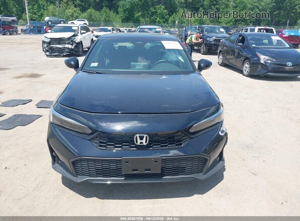 2HGFE4F83SH320736 2025 HONDA CIVIC Black Instrument cluster view