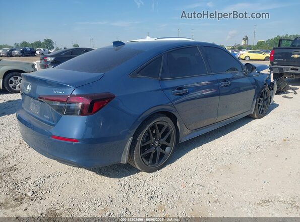 2HGFE4F83SH346656 2025 HONDA CIVIC Blue Rear right