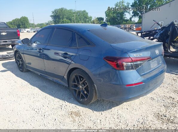 2HGFE4F83SH346656 2025 HONDA CIVIC Blue Rear left