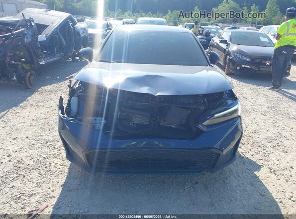 2HGFE4F83SH346656 2025 HONDA CIVIC Blue Rear interior view