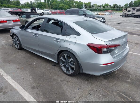 2HGFE4F83SH354241 2025 HONDA CIVIC Серебряный Задняя левая четверть