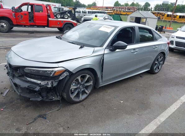 2HGFE4F83SH354241 2025 HONDA CIVIC Серебряный Передняя левая четверть