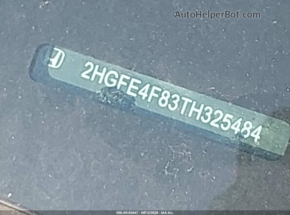 2HGFE4F83TH325484 2026 HONDA CIVIC Gray 