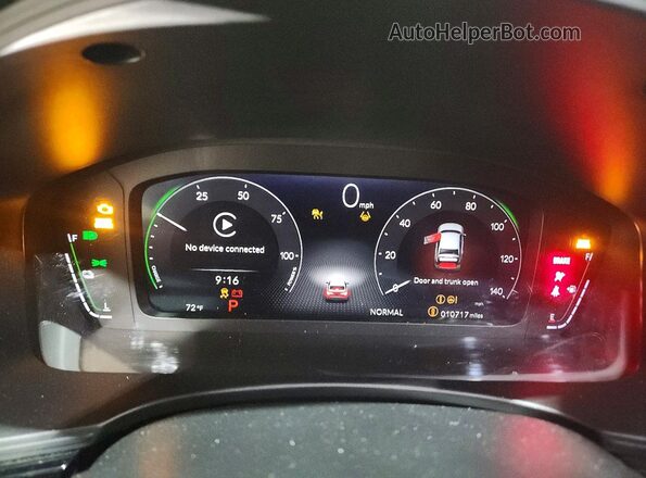 2HGFE4F83TH326599 2026 HONDA CIVIC Gray Instrument cluster view