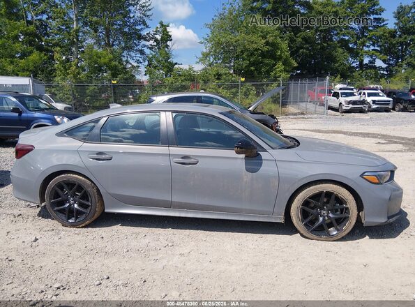 2HGFE4F84SH304478 2025 HONDA CIVIC Gray Вид задньої частини салону