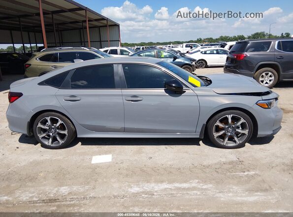 2HGFE4F84SH319191 2025 HONDA CIVIC Gray უკანა სალონის ხედი