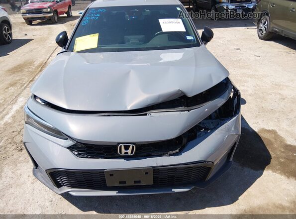 2HGFE4F84SH319191 2025 HONDA CIVIC Gray ხელსაწყოთა პანელის ხედი