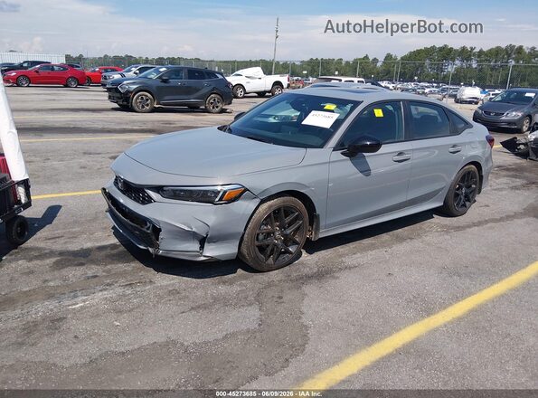 2HGFE4F84SH344401 2025 HONDA CIVIC Gray Передня ліва чверть