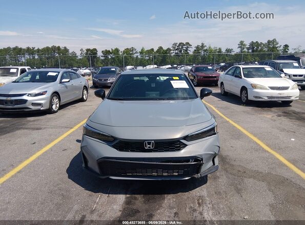 2HGFE4F84SH344401 2025 HONDA CIVIC Gray Вид щитка приладів