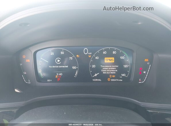 2HGFE4F84TH309827 2026 HONDA CIVIC Gray Rear seats view