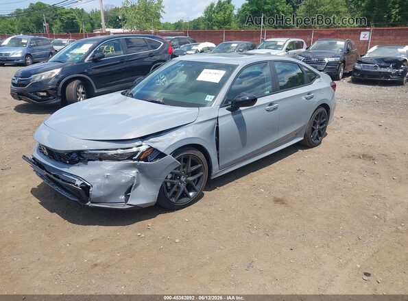2HGFE4F84TH346456 2026 HONDA CIVIC Серый Передняя левая четверть
