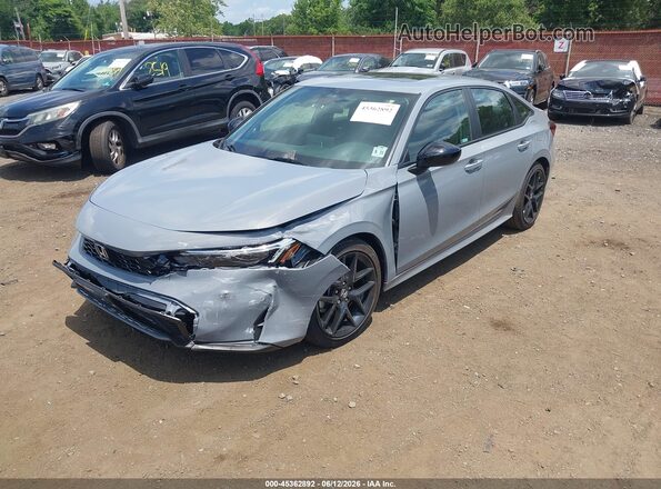 2HGFE4F84TH346456 2026 HONDA CIVIC Серый Вид спереди
